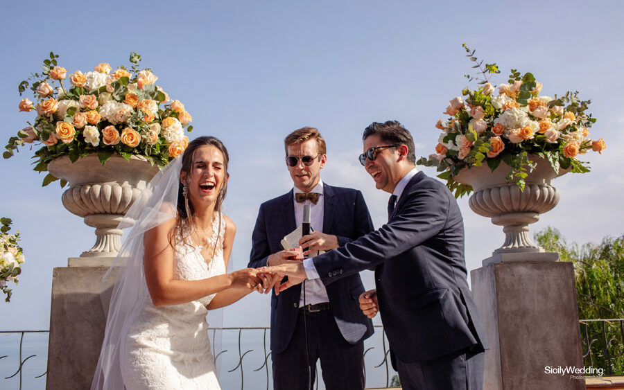 Taormina candid shoot destination wedding in Sicily