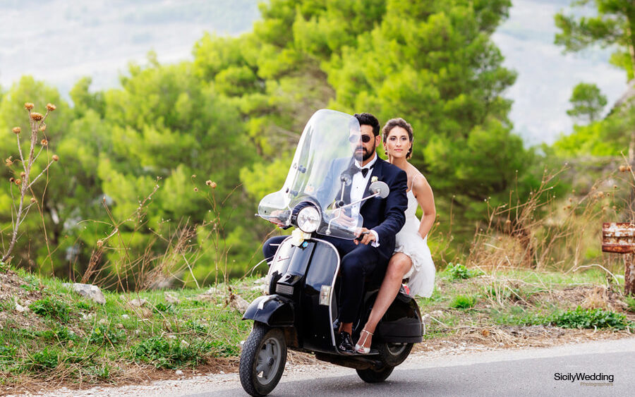 Vespa reportage Caltabellotta in Agrigento by Sicily Photographer